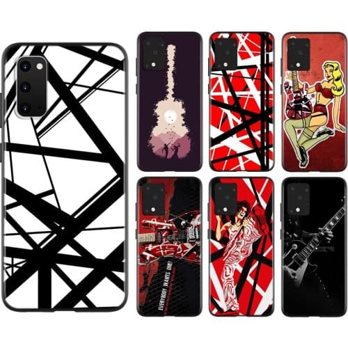 Van Halen Graphic Guitar For Samsung Galaxy A01 A11 A12 A21 A21S A31 A41 A42 A51 A71 A32 A52 A72 A02S UW Phone Case