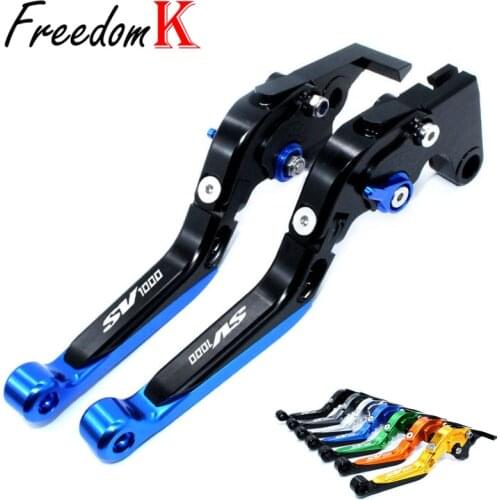 For SUZUKI SV1000 SV 1000S SV 1000 S SV1000 S 2003-2007 2006 Motorcycle CNC Adjustable Folding Extendable Brake Clutch Levers
