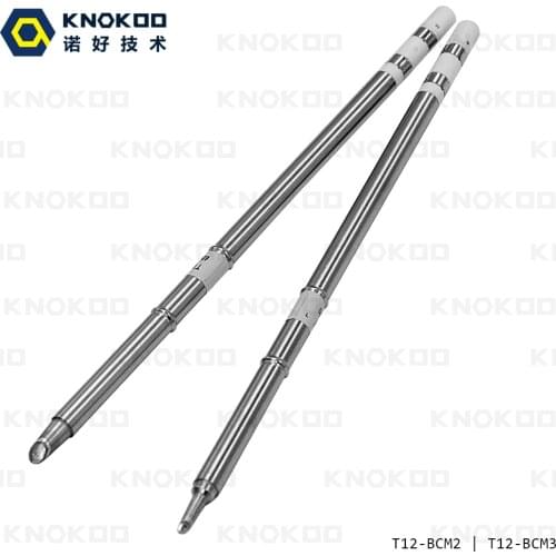KNOKOO Lead free replacement soldering iron tips T12-BCM2 T12-BCM3 for FX951/FX 952 solder station FM2027/FM2028 iron