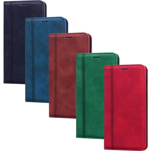 Wallet Leather Case for Redmi 6A 6 Pro 7A 8A 9 9A 9C 9 Prime Redmi Note 9 Note 9S Note 8T 8 Pro Soft TPU Cover Inside Flip Case