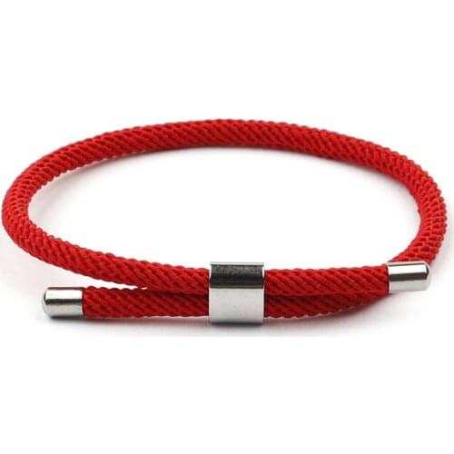 Trendy Thread Bracelet Mens Women Adjustable Red Braslet For Lovers Distance Couple Brazalete Minimalist Yoga Meditation Braclet