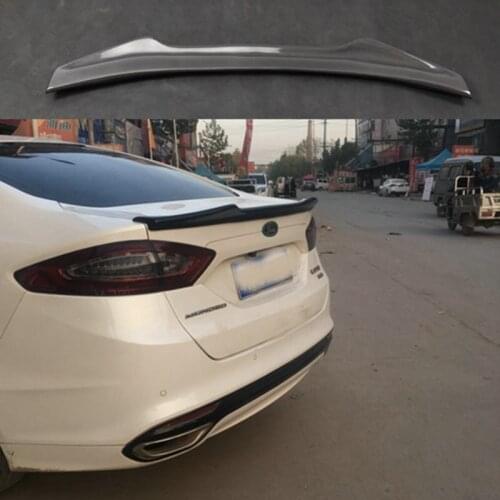 Mustang Style Carbon Fiber Rear Trunk Wing Spoiler Visor Boot Top Lip Lid Retrofit For Ford Fusion Mondeo 2013-2018 14 15 2017