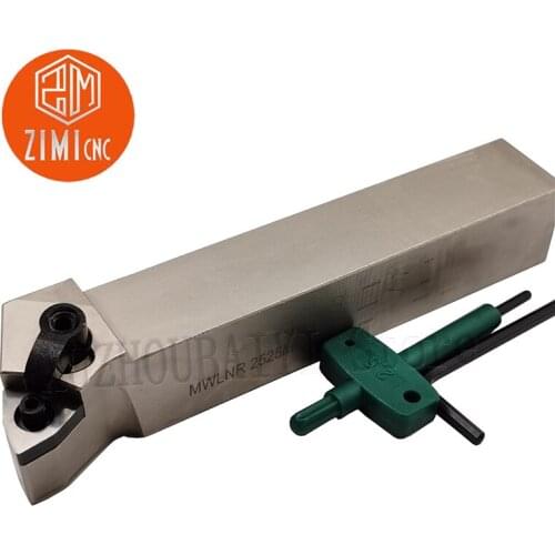 MWLNR 2525M08 alloy spring steel outer turning bar 95 degree hardened and shock resistant peach shaped turning bar lathe tool re
