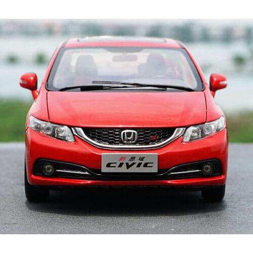 High Quality Authentic 1:18 Honda Civic Si 9 Generation 9th Diecast Car Model with Small Gift