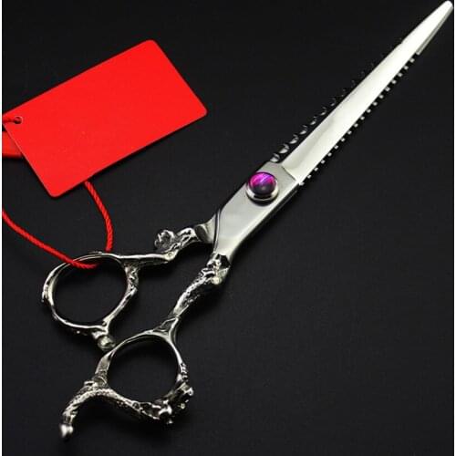 Upscale Japan steel Dragon 7 inch shears pet dog grooming cut hair scissors cutting clipper berber tools hairdressing scissors