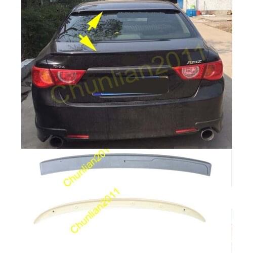 Rear + Roof Factory Style Spoiler Wing ABS for 2010-2012 Toyota Reiz 4dr Sedan Spoilers Wing
