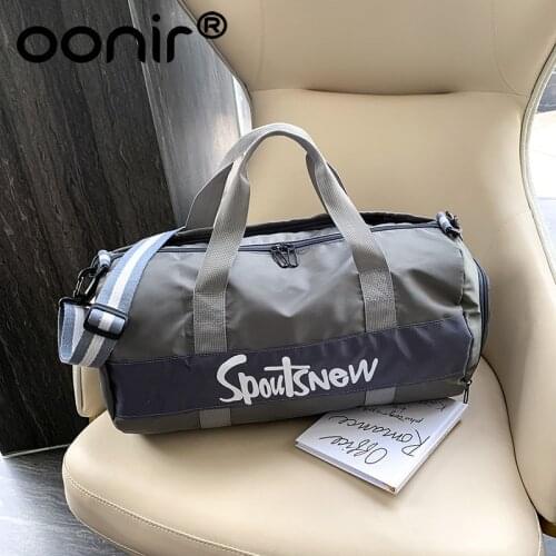 Gym Bag Womens Dry Wet Separation Sports Bag Large Capacity Portable One-Shoulder Short-Distance Travel Bag Custom Logo