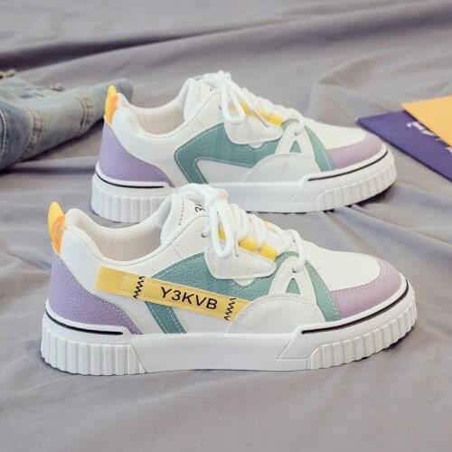 Womens Sneakers 2021 Spring Summer White Shoes Women Sports Shoes Flat Breathable Shoes Ins Tide zapatos de mujer zapatos