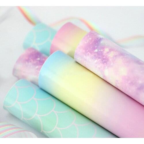 10 Rolls Assorted Styles Lovely Gift Wrapping Paper Set for Birthday Holiday Wedding New Years Valentines Day Gifts