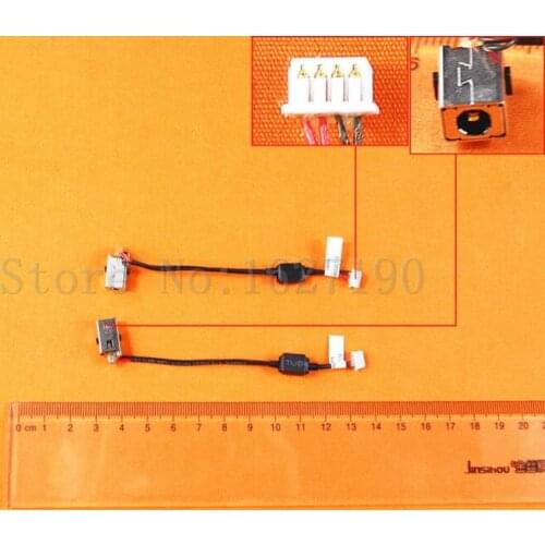 10Pcs New PJ550 DC Jack Cable for HP MIMI 210-2090nr 210-2000eh 210-2000er(with cable) Laptop Socket Power Replacement