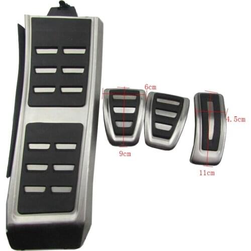 Car styling Accessories Fuel Accelerator Brake Footrest Pedals Plate Pads Case for Porsche Macan /Macan S 2014 -2018 2019 2020