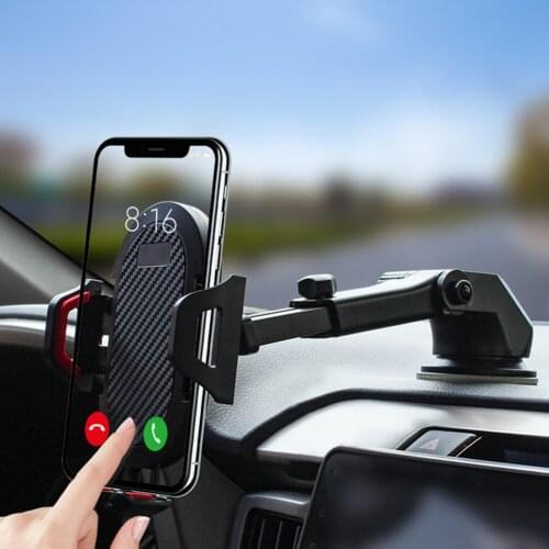 360 Degree Rotation Sucker Car Cell Phone Mount Holder Auto Windshield Dashboard Mobile GPS Stand Support Vehicle Bracket