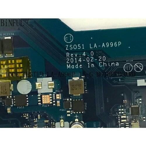 BRAND NEW 764260-501 ZSO51 LA-A996P REV : 4.0 MOTHERBOARD FOR HP 15-G MAINBOARD ONBOARD A8-6410 PROCESSOR