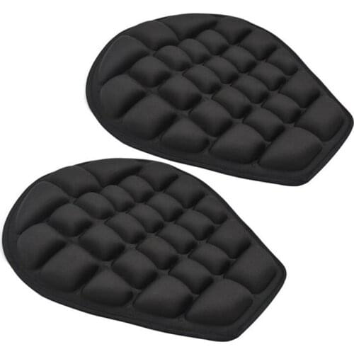 2Pcs Motorcycle Seat Cushion Cover Universal Filled Breathable Non-Slip Seat for R1200GS R1250GS for Cruiser Touring