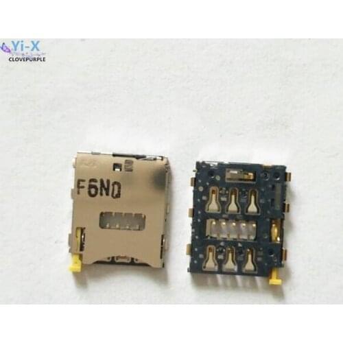 Wholesale Price 50PCS/Lot SIM Card Holder Tray Slot Connector for Sony Xperia Z3 Z3 Mini L55T M55W Sim Card Reader