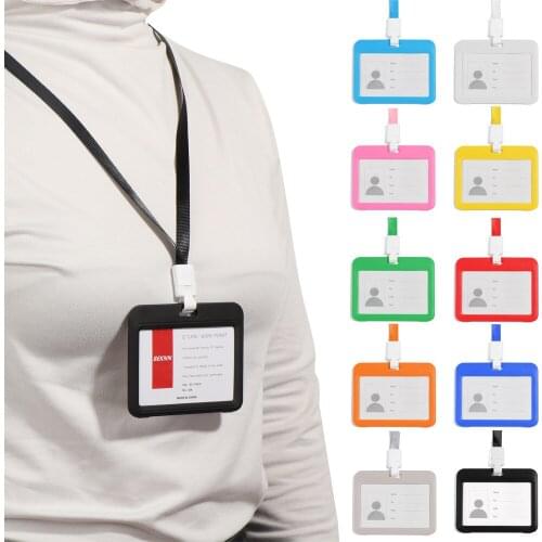 Two Sided Transparent Vaccination Record Card Waterproof Protective Sleeve Case Card Protector ID Card Holder Badge Accessories