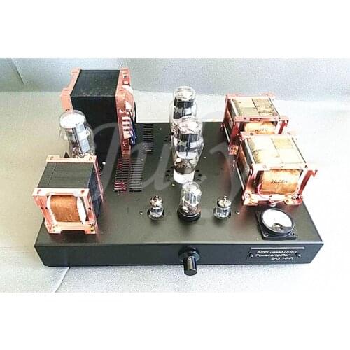 AN Line Amorphous Output Transformer Version 2A3C Tube Single-ended Tube Amplifier 3.5W+3.5W Class A Power Amplifier 30HZ-40khz