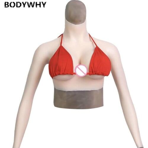 Crossdressing Artificial Breast Silicone Chest D CUP Silk Cotton Art Capacity Customized Conjoined Mens and Womens Clothing