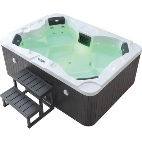 4 people bathtub massage spa hot tub with heater and filter M-3372