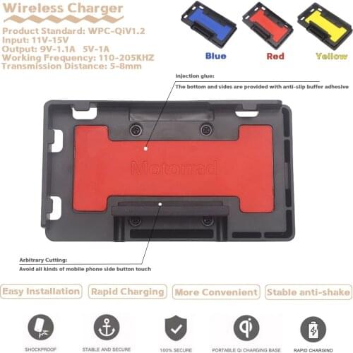 Mobile Phone Navigation Bracket Motorcycle Wireless Charging Charger For BMW R1200GS R1250GS ADV LC F750GS F850GS S1000XR