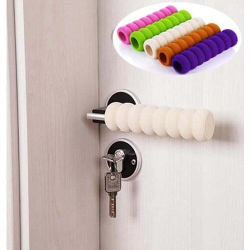 Doorknob pad cases for Baby Children Safety Door Handle spiral Anti-Collision Knob set Home Safety Decorations