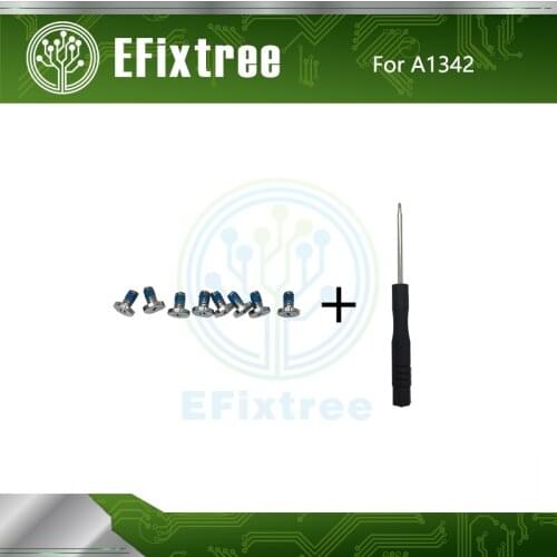 New Orignal Full Set Bottom Case Screws Set For Macbook White 13.3" for A1342 Lower Cover Screws Screwdriver EMC 2350 EMC 2395