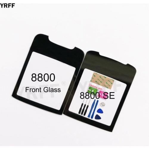 2.0'' Front Panel Glass For Nokia 8800 SE Front Glass Screen Outer Glass Cover Panel Replacement