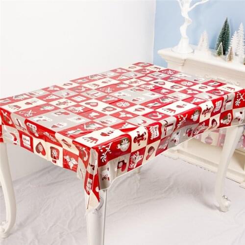 Practical Disposable Tablecloth 2020 New Year Home DIY Christmas Atmosphere Stain Resistant Table Decoration