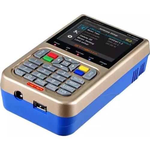 V8 Finder Meter SatFinder Digital Satellite Finder DVB S/S2/S2X HD 1080P Receptor TV Signal Receiver Sat Decoder Location Finder