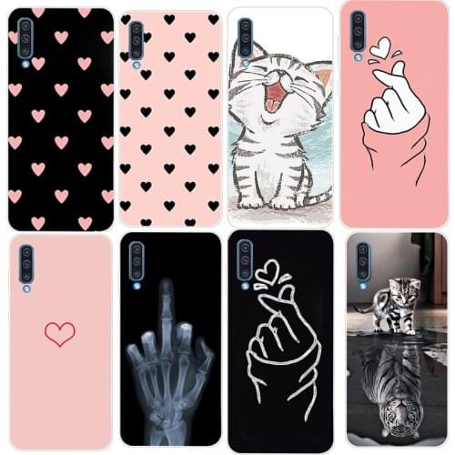 For Samsung Galaxy A50 Case Silicone Back Phone Cover For Samsung A30 A20 A30S A50S A10 A10S A70 A40 Soft Case Coque Bumper
