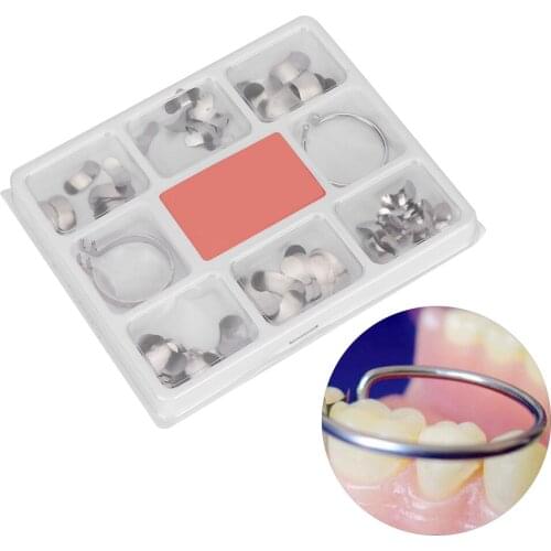 Dental Metal Sectional Mold Teeth Filling Full Kit for Teeth Replacement