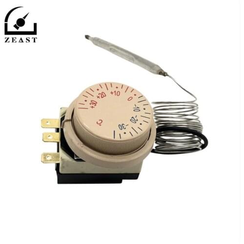 ZEAST Freezer -30~+30 Degree Celsius AC 250V 16A AC380V Temperature Capillary Thermostat
