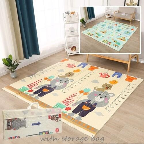 1cm XPE Environmentally Friendly Thick Baby Crawling Play Mat Folding Mat Carpet Mat for Childrens Safety Mat Kid Rug Playmat
