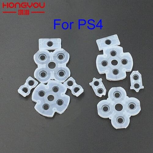 120sets Silicone Conductive Rubber Button Pad For Play Station 4 PS4 Controller JDS-030 010 001 JDM-030 New Version