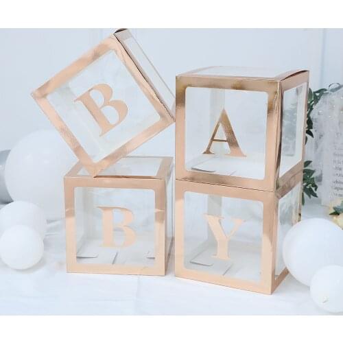 1st Birthday Baby Party Decoration Box Ballons Baby Shower Animal Jungle Theme Box Birthday Party Decorations Kids Boy Girl