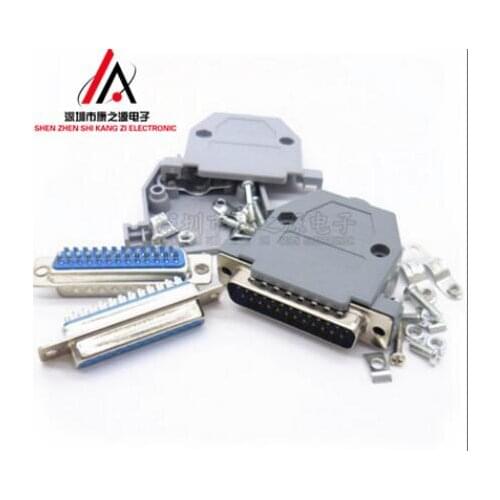 20PCS DB9/15/25/26/37/44/50/62 male/female plastic housing serial RS232 for connector