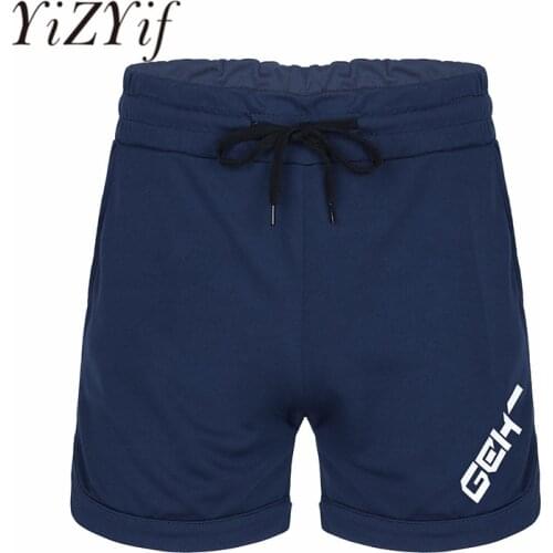 Men Swimsuits Short Hot Pants Jogger Shorts for Workout Running Boxing Weightlifting Bodybuilding Gym Training with Side Pockets