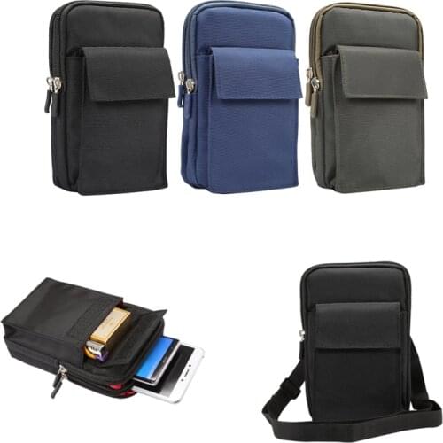 Belt Holster Military Mens Waist Bag Large Capacity Wallet Shoulder Bag Outdoor Climbing Sports Pocket Pouch Case For Cell Phone