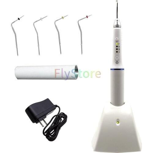 Double Charging Hot Melt Filling System Dental Cordless Teether Obturation System Endo Heater with 4 tips