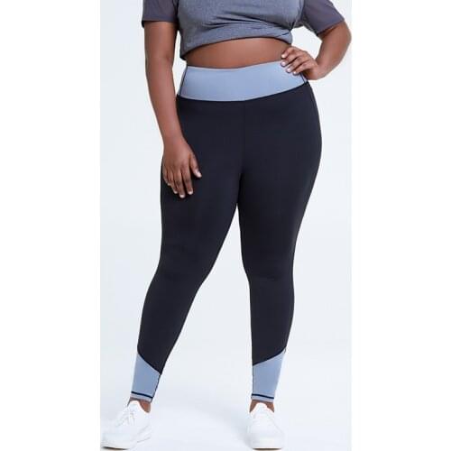 Elastic High Waisted Seamless Fitness Leggings Women Push Up Yoga Pants Plus Size Female Gym Patchwork Sport Tights 4XL