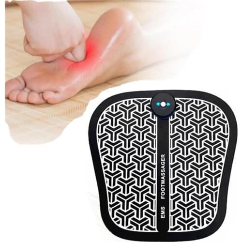 EMS Foot Massage Pulse Acupuncture USB Charging Feet Muscle Stimulator Foot Massage Mat Improve Blood Circulation Relieve Ache