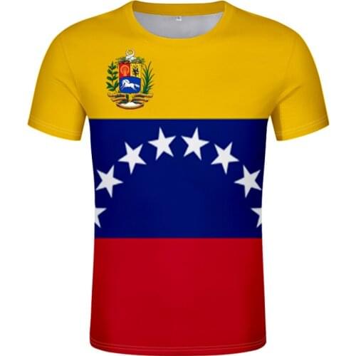 Venezuela T Shirt Diy Free Custom Name Number Ven T-Shirt Nation Flag Ve Venezuelan Spanish Country College Print Photo Clothing