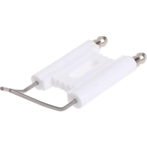 Fuel Oil Gas Stove Ceramic Ignitor Electrode Ignition Spark for Gasification Stove Methanol Burner Gas Burner Double Rod Ceramic