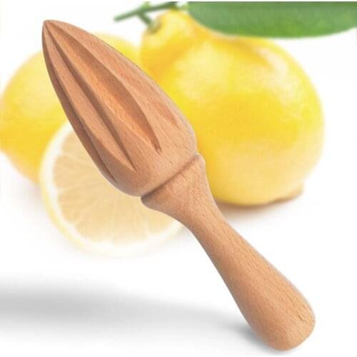 DIY Quality Manual Citrus Press Juicer Manual Beech Lemon Juicer Household Cone Juicer Kitchen Gadgets DIY Kitchen Accessories