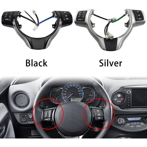Steering Wheel Switch Volume Regulator Button 84250-0D020 84250-52110 45186-47030-C0 For Toyota Yaris Verso-S 2012-2014
