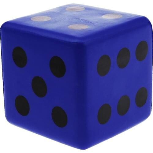 Sponge Dice Foam Dot Dice Playing Dice for Math Teaching Puzzle Toy 8cm