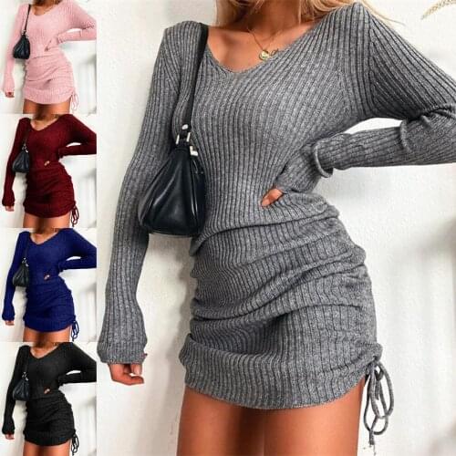 Liseaven Fashionable Knitted Dresses