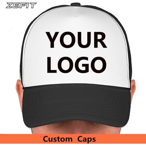 LOGO Customized Journey Trip Cap Small Quantity Custom back Snap Golf Sun Visor Team Hats Fashion Wearing Custom Baseball Caps