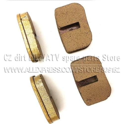 Copper Disc Brake Shoe Pad For 47 49cc mini dirt bike minimoto pocket bike baby kid crosser mini-gas scooters