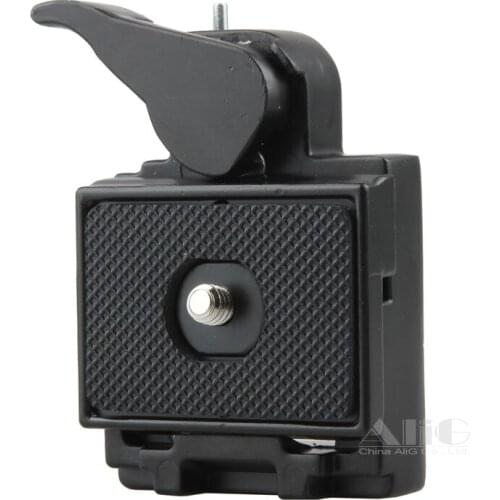 10 Pieces Metal Camera Tripod Head Clamp + Quick Release Plate 1/4 3/8 Screw Mount Head for Canon Nikon Sony Fujifilm Camera